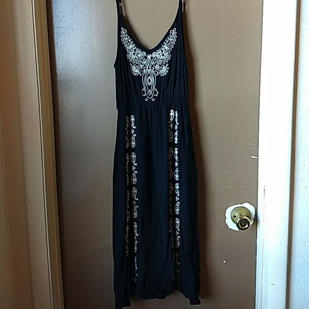 Pretty black sundress.